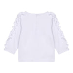 CARRE'MENT BEAU shirt girocollo tinta unita Bianco per Bambina Y05305 BIANCO CARRE'MENT BEAU 