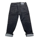 Cesare Paciotti Jeans Solid Color With Adjustable Waist Black For Boys