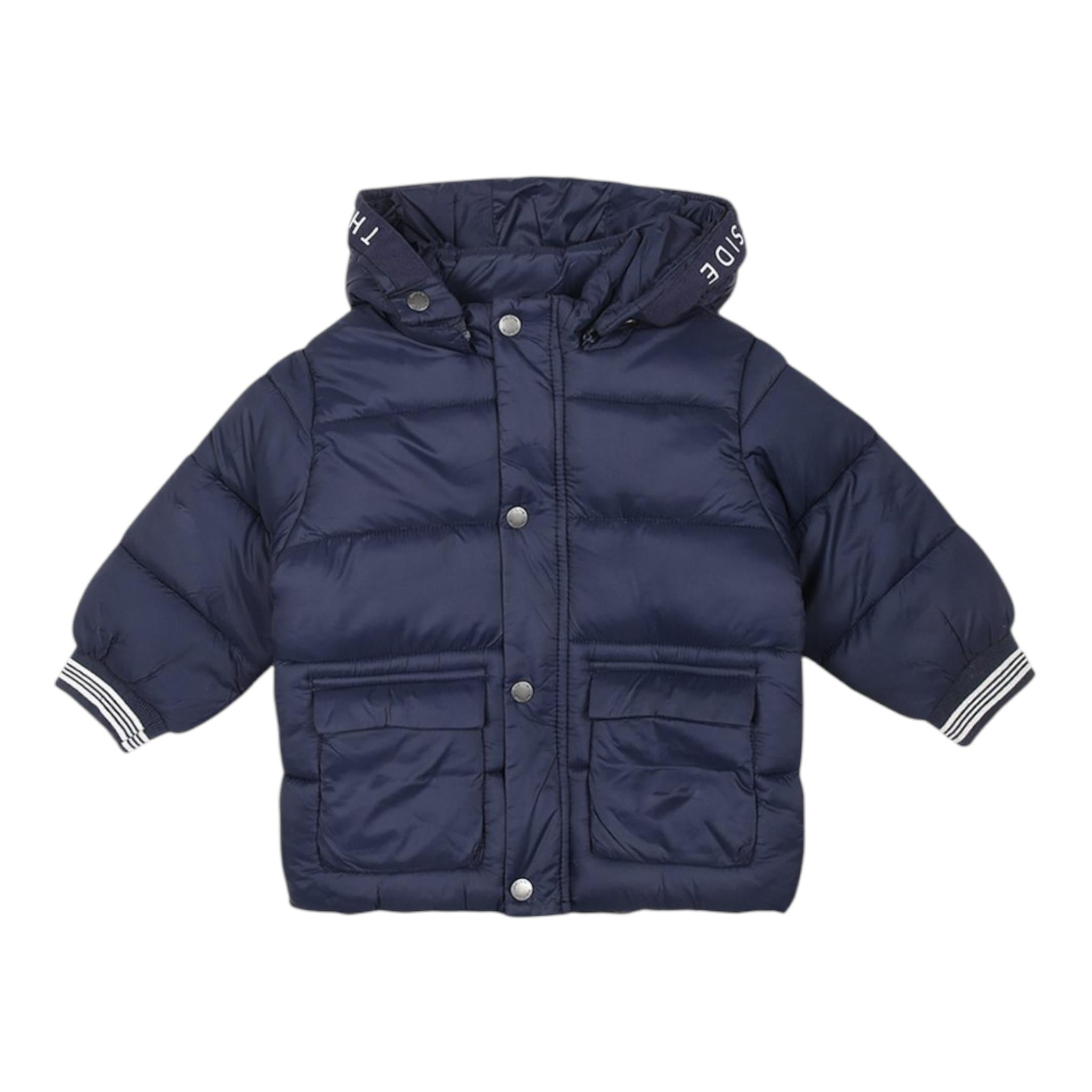 MAYORAL giubbino tinta unita con cappuccio Blu per Neonato 2466 BLU MAYORAL 