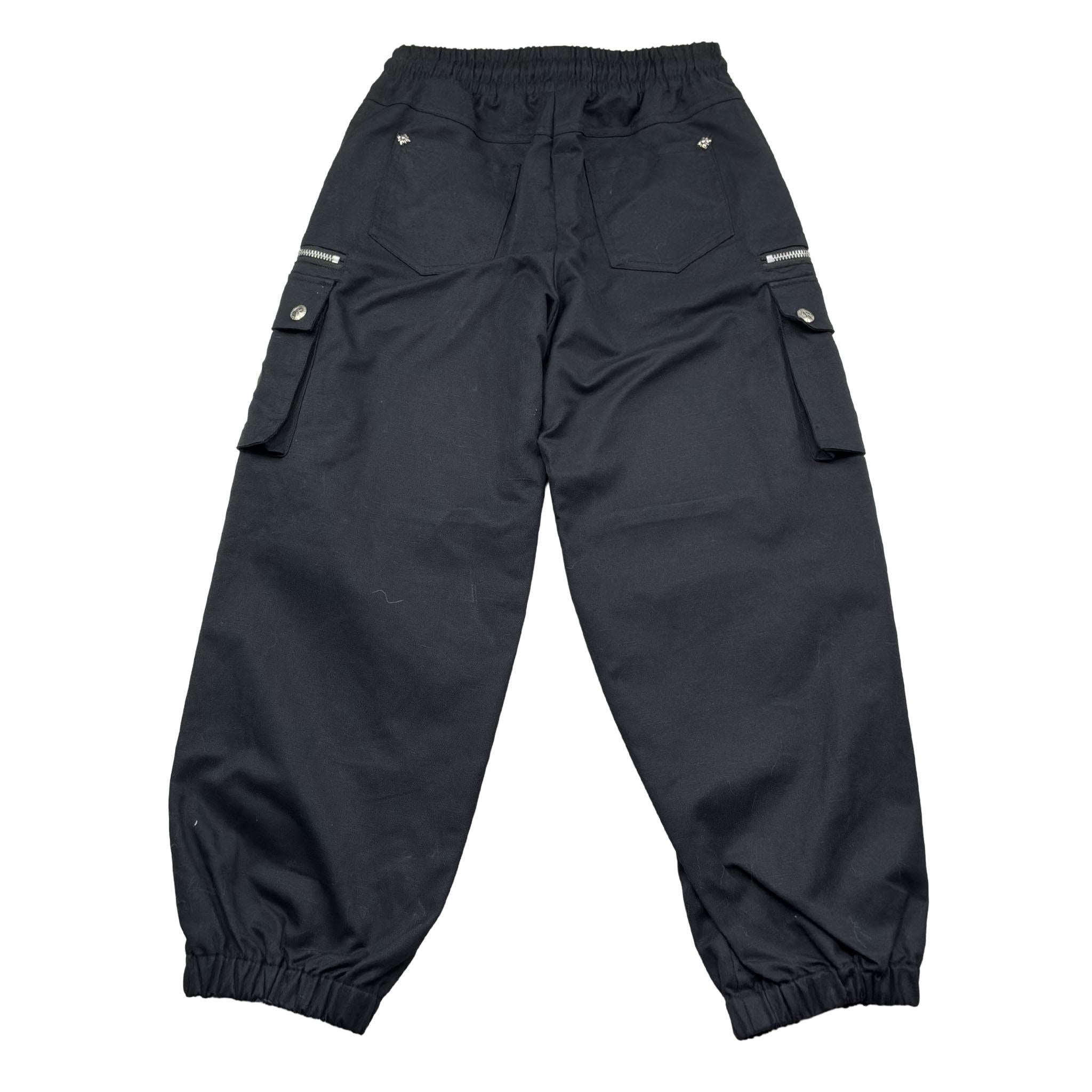 John Richmond Pantalone Tinta Unita con Elastico In Vita per Bambino RBP26049PA NERO JOHN RICHMOND 
