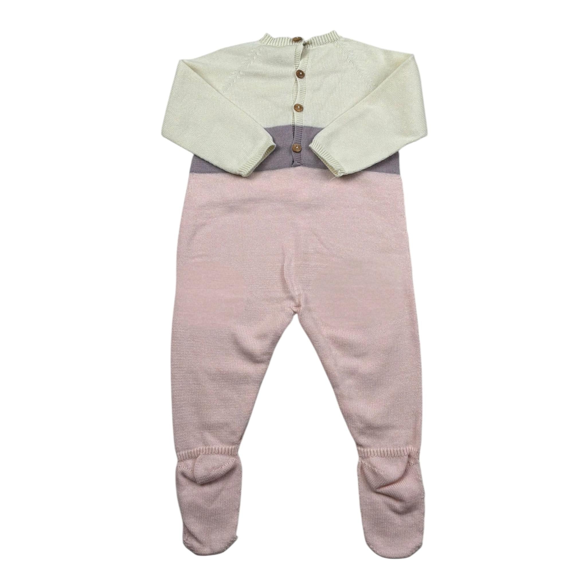 Wedoble Tutina Manica Lunga Tricolore per Neonata V2505346A MULTICOLOR WEDOBLE 