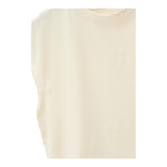 Calvin Klein Canotta Girocollo Tinta Unita con Logo per Bambina IG0IG02428 PAGLIA CALVIN KLEIN 