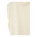 Calvin Klein Canotta Girocollo Tinta Unita con Logo per Bambina IG0IG02428 PAGLIA CALVIN KLEIN 