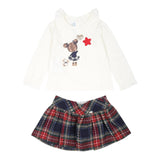 MAYORAL completo 2 pezzi shirt-gonna Bianco per Bambina 2927 BIANCO MAYORAL 