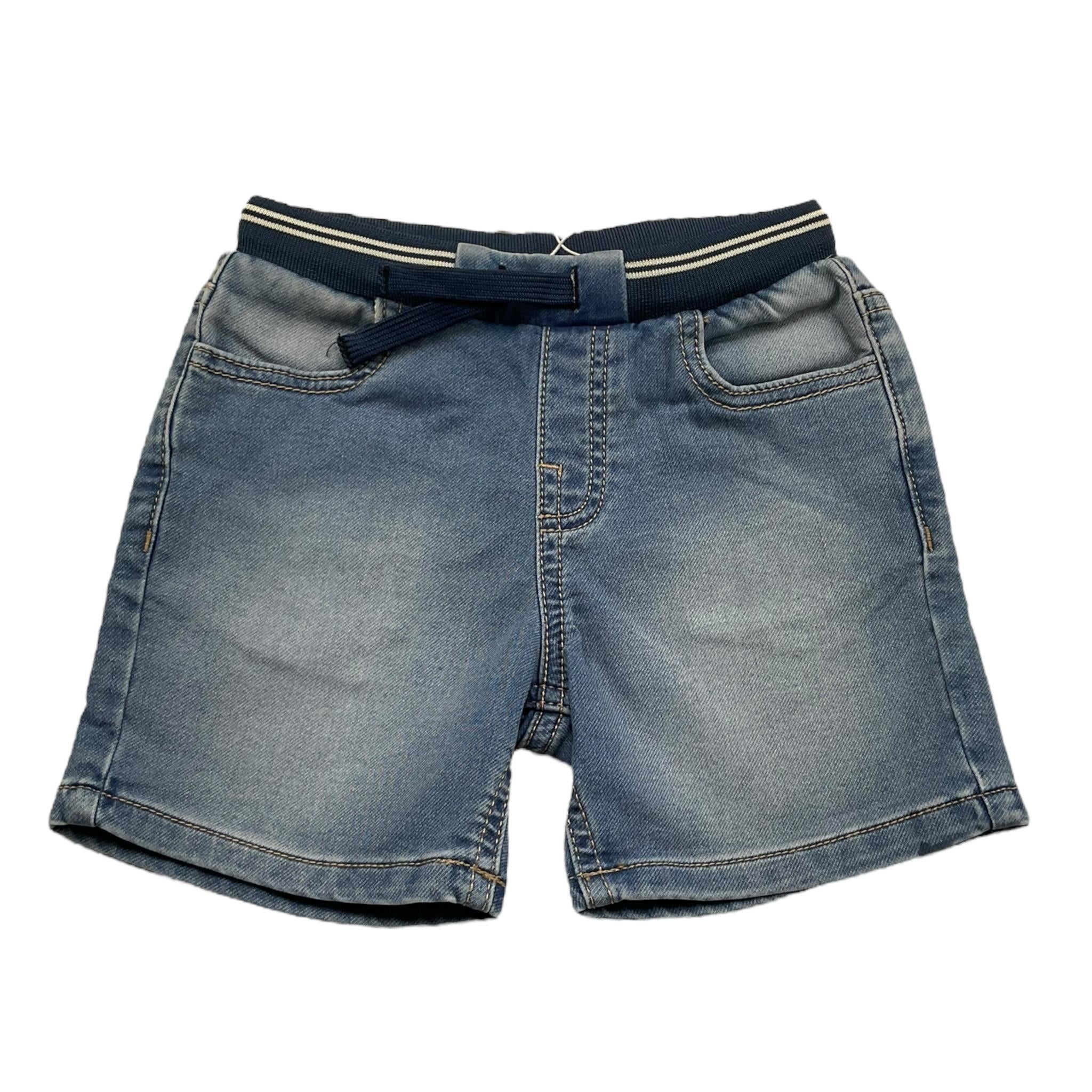 Mayoral Bermuda In Denim Tinta Unita con Elastico In Vita per Bambino 1248 BLU MAYORAL 