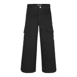 CALVIN KLEIN pantalone tinta unita con girovita regolabile Nero per Bambina IG0IG02513 NERO CALVIN KLEIN 