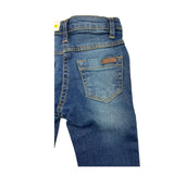 Losan Jeans Solid Color with Adjustable Waistband Blue for Newborn