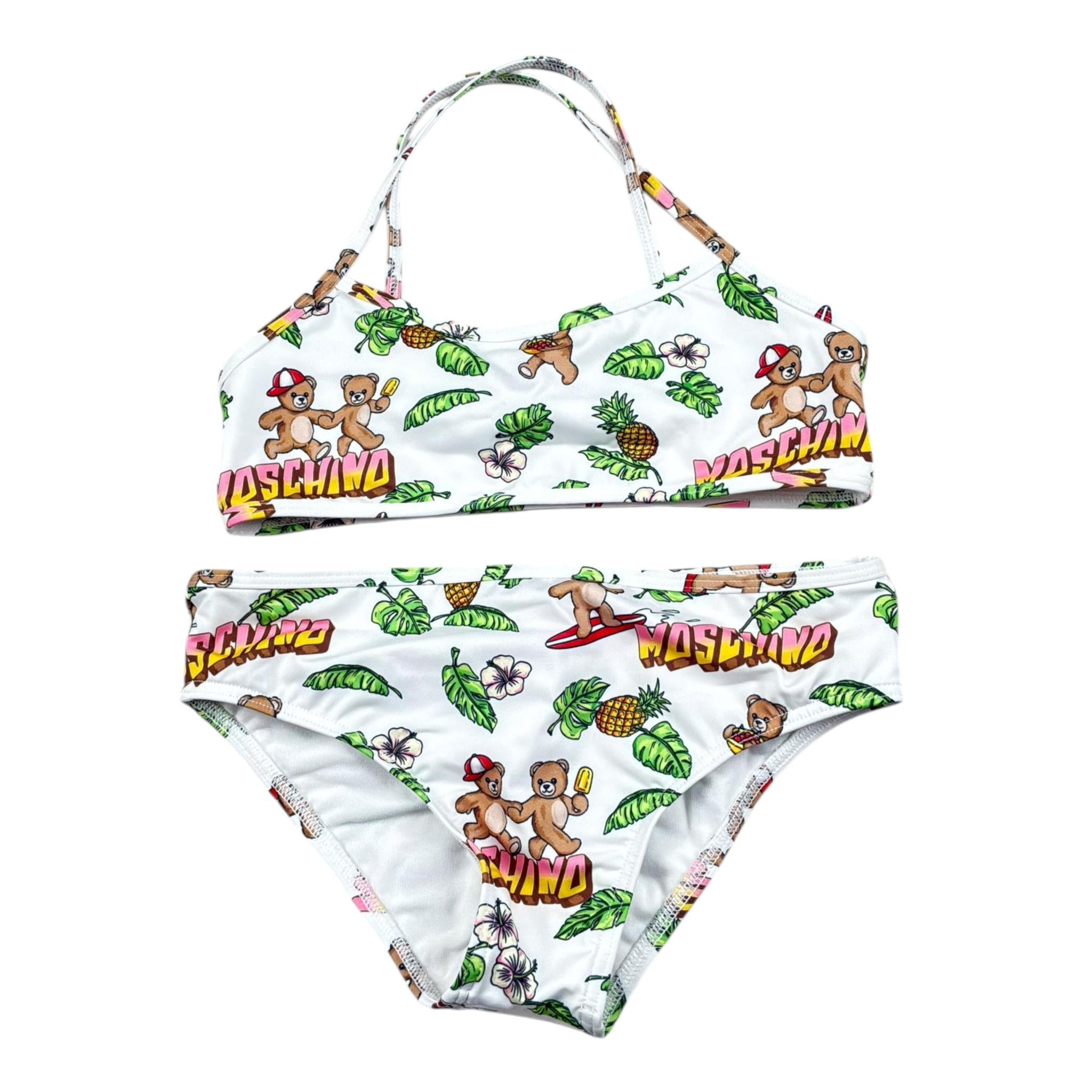 Moschino Costume 2 Pezzi Fascia-Slip per Bambina HHL00E BIANCO MOSCHINO 
