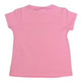 Liu Jo T-Shirt Girocollo Tinta Unita con Brillantini per Neonata KA5021N ROSA LIU JO 