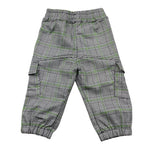 DANIELE ALESSANDRINI pantalone tinta unita con microfantasia Bianco per Neonato 1291P0062 BIANCO DANIELE ALESSANDRINI 