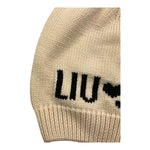 LIU JO cappello tinta unita con logo Panna per Bambina G61220 PANNA LIU JO 