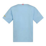 Saint Barth T-Shirt Girocollo Tinta Unita con Stampa per Bambino TSH000102180F CELESTE SAINT BARTH 