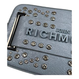 John Richmond Borsa Tinta Unita con Logo E Applicazioni per Bambina RGP26227BO AZZURRO JOHN RICHMOND 