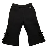 LIU JO pantalone tinta unita con fiocchi Nero per Neonata HF4085X NERO LIU JO 
