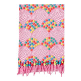 Stella Mccartney Solid Color Crew Neck T-Shirt With Pink Embossed Print For Girls