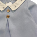 CALAMARO completo 2pz maglia-ghettina tinta unita Azzurro per Neonato 11010 AZZURRO CALAMARO 