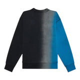 Dsquared2 Solid Color Crewneck Sweatshirt With Multicolor Print For Boys