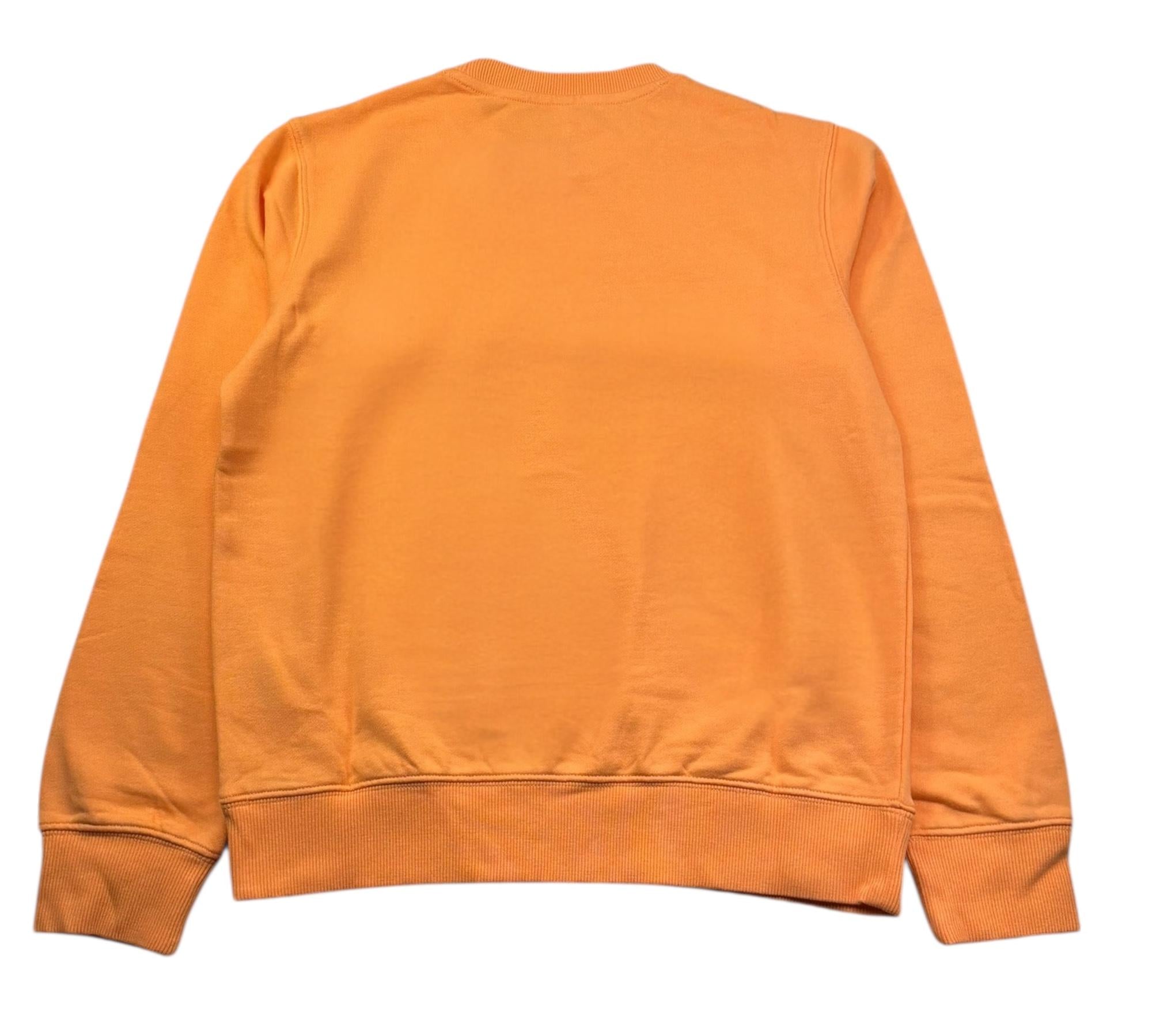 Suns68 Felpa Chiusa Girocollo Tinta Unita con Logo per Neonato F34303 ARANCIONE SUNS68 