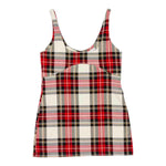 LU LU BY MISS GRANT abito con fantasia scozzese e bretelle Rosso per Bambina LL3275 ROSSO LU LU BY MISS GRANT 