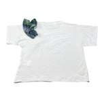 Shopart T-Shirt Girocollo Tinta Unita con Applicazione per Bambina SAJKS00443 BIANCO SHOPART 