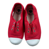 Chipie Sneakers Solid Color With Red Contrast Sole For Newborn
