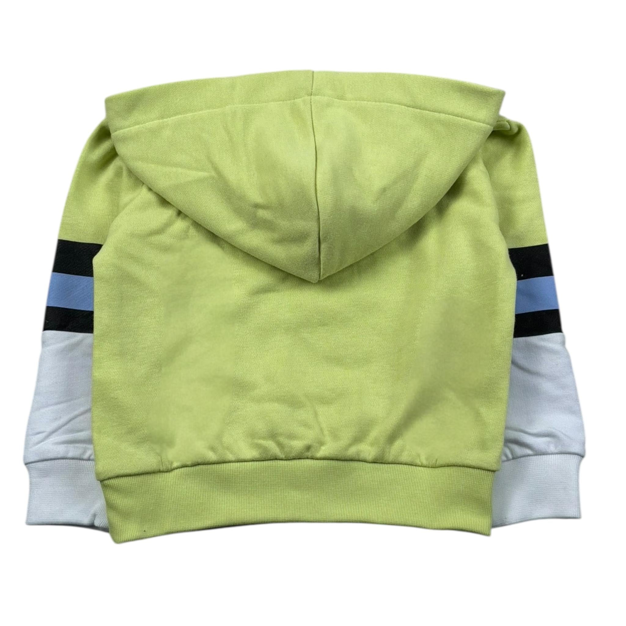 Iceberg Felpa Chiusa con Cappuccio Tinta Unita con Stampa per Neonato MFICE5102BN VERDE ICEBERG 