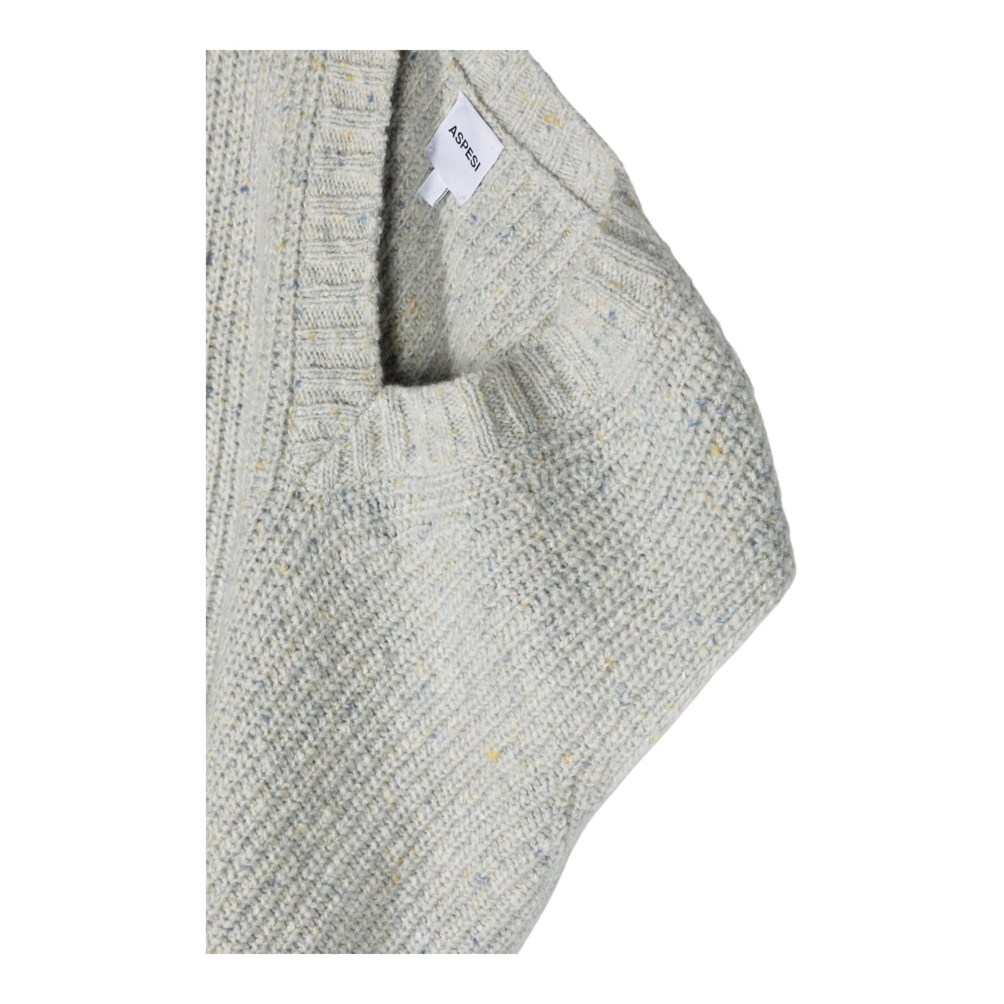 ASPESI maglia smanicata tinta unita scollo a v  Grigio per Bambino F23004GLEM904 GRIGIO ASPESI 