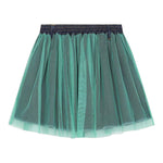 BillIEBLUSH gonna tinta unita con tulle Verde per Bambina U20422 VERDE BillIEBLUSH 