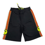 Barrow Kids Bermuda Shorts In Solid Color With Print Black For Boys