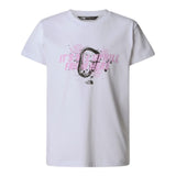 The North Face T-Shirt tinta unita con Stampa Bianco per Bambina NF0A8AXFFN41 BIANCO THE NORTH FACE 