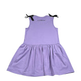 John Richmond Abito Tinta Unita Giromanica con Stampa per Bambina RGP26033VE LILLA JOHN RICHMOND 