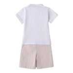 Sarabanda Completo 2 Pezzi T-Shirt-Bermuda per Bambino 0B160J BIANCO SARABANDA 