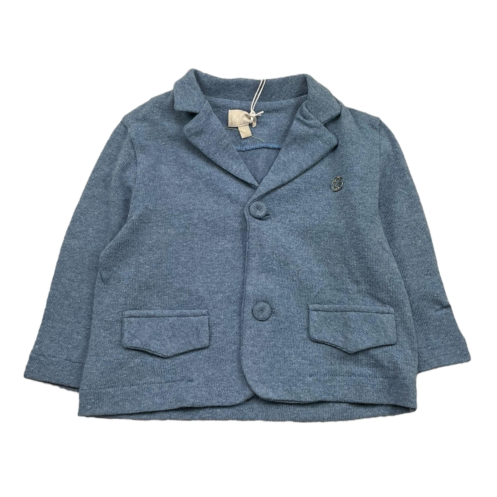 Lalalu' Giacca Tinta Unita per Neonato CGQ AZZURRO LALALU' 