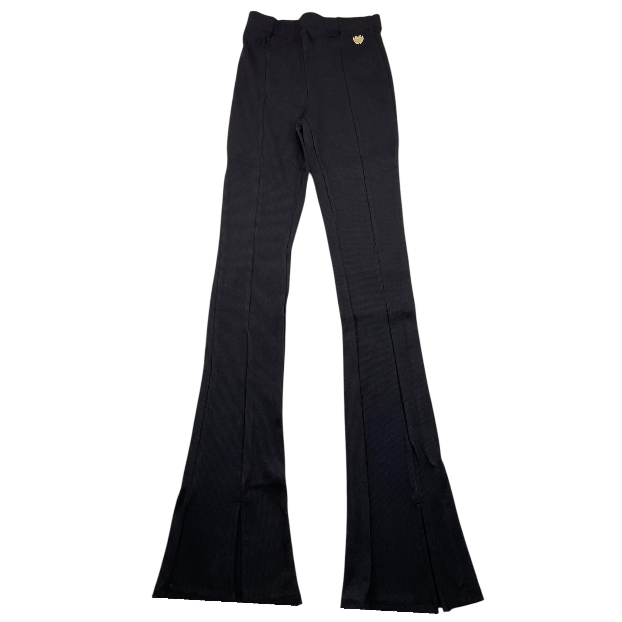 GUESS pantalone tinta unita modello zampa Nero per Bambina J4YB05KCCA0X NERO GUESS 