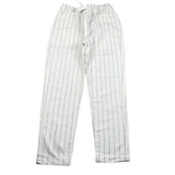 Please Pantalone Tinta Unita con Fantasia A Righe per Bambino PE75131B73 PANNA PLEASE 