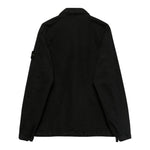 STONE ISLAND camicia tinta unita con zip Nero per Bambino 8116101WN NERO STONE ISLAND 