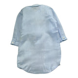 Manuel & Frank Camicia Tinta Unita con Collo Coreano Modello Body per Neonato MF3059I AZZURRO MANUEL & FRANK 