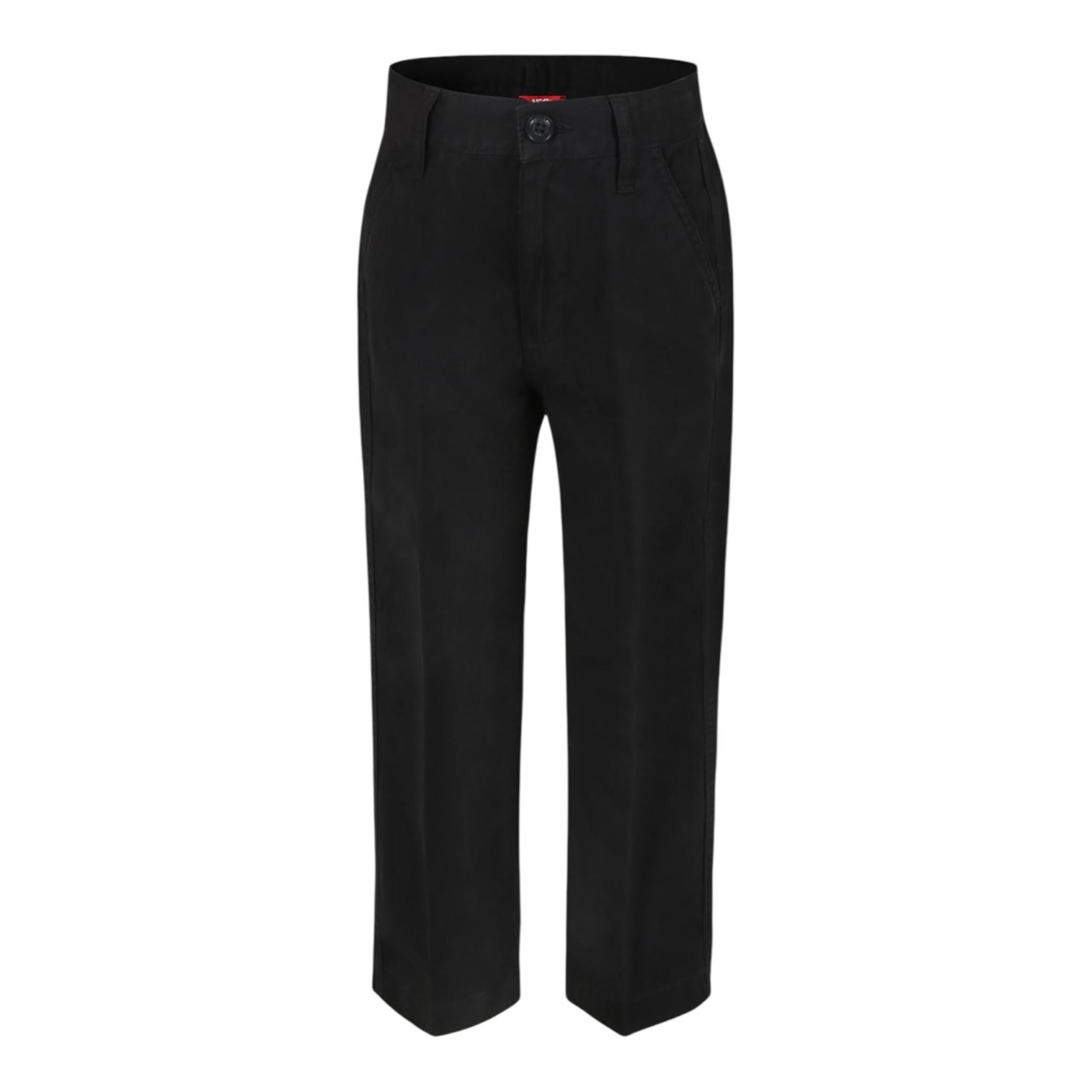 Diesel Pantalone Tinta Unita con Girovita Regolabile per Bambina J01443 NERO DIESEL 