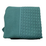 MAC ILUSIO'N coperta tinta unita con ricami Verde per Neonato TO77X VERDE MAC ILUSIO'N 