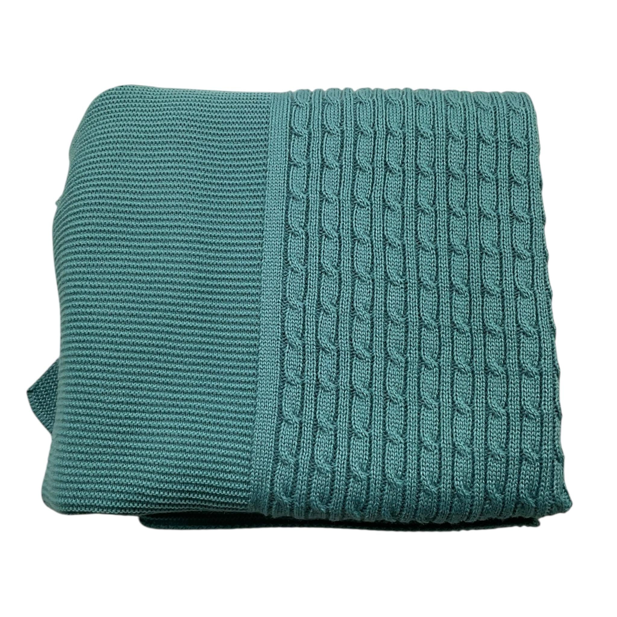 MAC ILUSIO'N coperta tinta unita con ricami Verde per Neonato TO77X VERDE MAC ILUSIO'N 