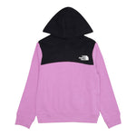 THE NORTH FACE felpa bicolore con cappuccio e logo Nero/viola per Bambina NF0A89HC1L81 NERO/VIOLA THE NORTH FACE 