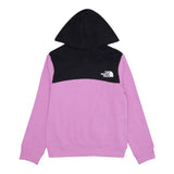 THE NORTH FACE felpa bicolore con cappuccio e logo Nero/viola per Bambina NF0A89HC1L81 NERO/VIOLA THE NORTH FACE 