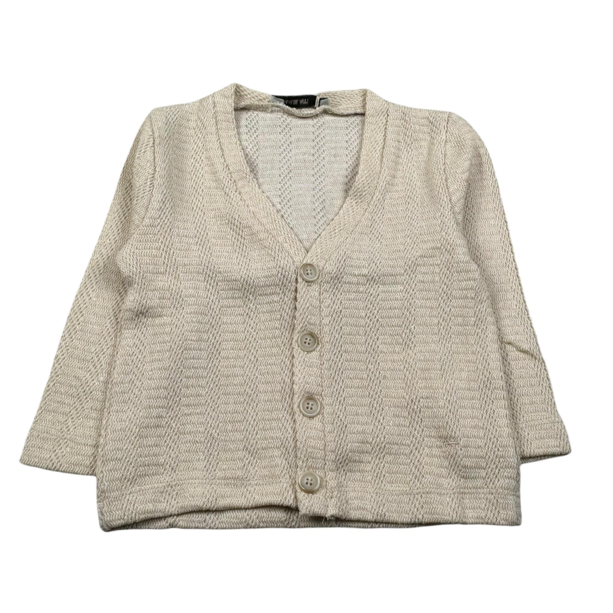 Manuel Ritz Cardigan Tinta Unita Scollo A V per Neonato MR3113NX BEIGE MANUEL RITZ 