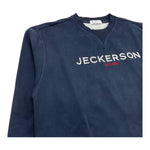 JECKERSON felpa tinta unita girocollo con stampa Blu per Bambino J4429X BLU JECKERSON 