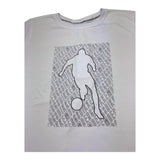 Bikkembergs T-Shirt Girocollo Tinta Unita con Stampa per Bambino BK3153 BIANCO BiKKEMBERGS 