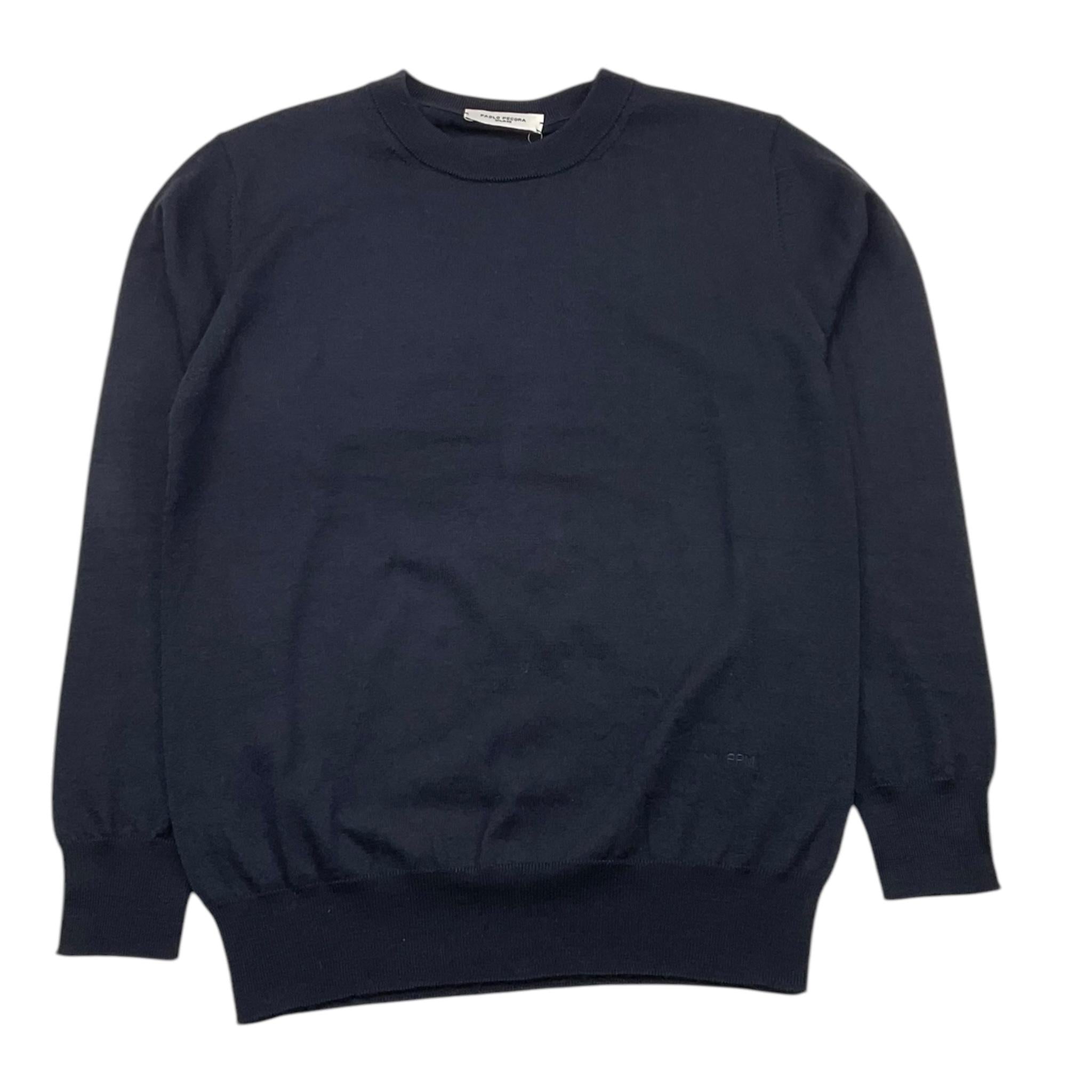 PAOLO PECORA maglia girocollo tinta unita Blu per Bambino PP4098 BLU PAOLO PECORA 