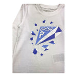 GUESS shirt girocollo tinta unita con stampa in contrasto Bianco per Neonata N4BI12I3Z14N BIANCO GUESS 