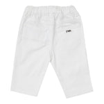 Emporio Armani Pantalone Tinta Unita con Elastico In Vita per Bambino 8NHJ02J BIANCO EMPORIO ARMANI 