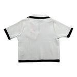 Vicolo Polo Mezza Manica Tinta Unita  per Bambina 3146W00303 PANNA VICOLO 