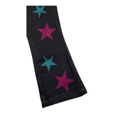 MARC ELLIS jeans tinta unita modello zampa con stampa stelle Nero per Bambina JMJPT00210 NERO MARC ELLIS 